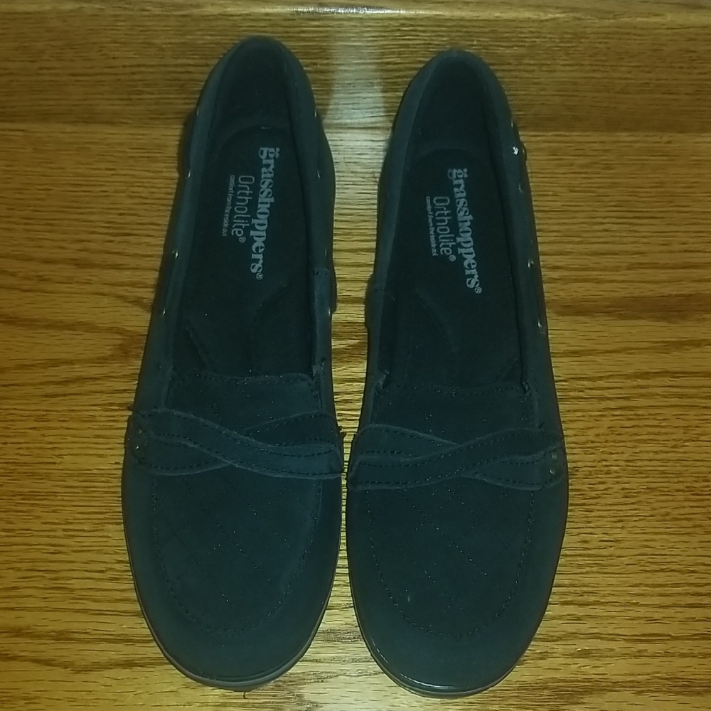 Grasshoppers Black Loafers
